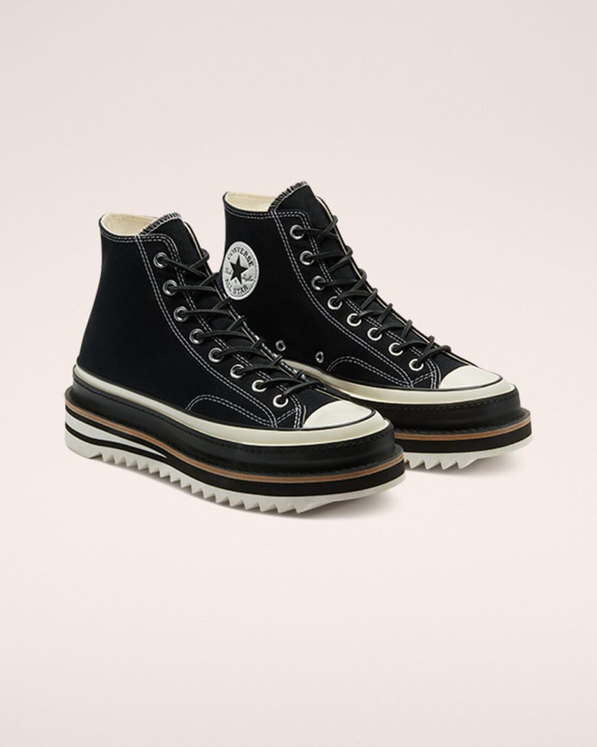 Tenisi Inalti Dama Converse Chuck 70 Trek Negrii | RO WXCSA061